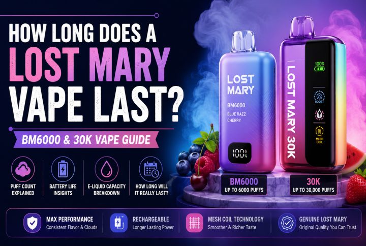 How long does a Lost Mary Vape Last? BM6000 & 30k Vape Guide