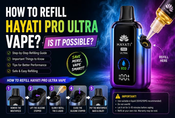 How to Refill Hayati Pro Ultra Vape? Is It Possible?